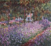 Monet-s Garden the Irises Claude Monet
